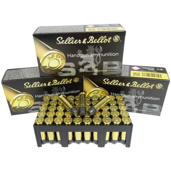 Amunicja kal. .38 Special LFN S&B